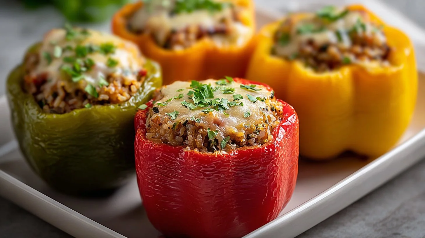 Vegetarian Stuffed Bell Peppers