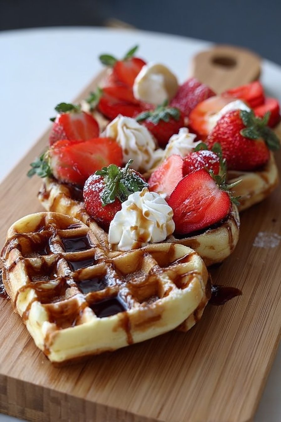 Valentine’s Day Waffle Board