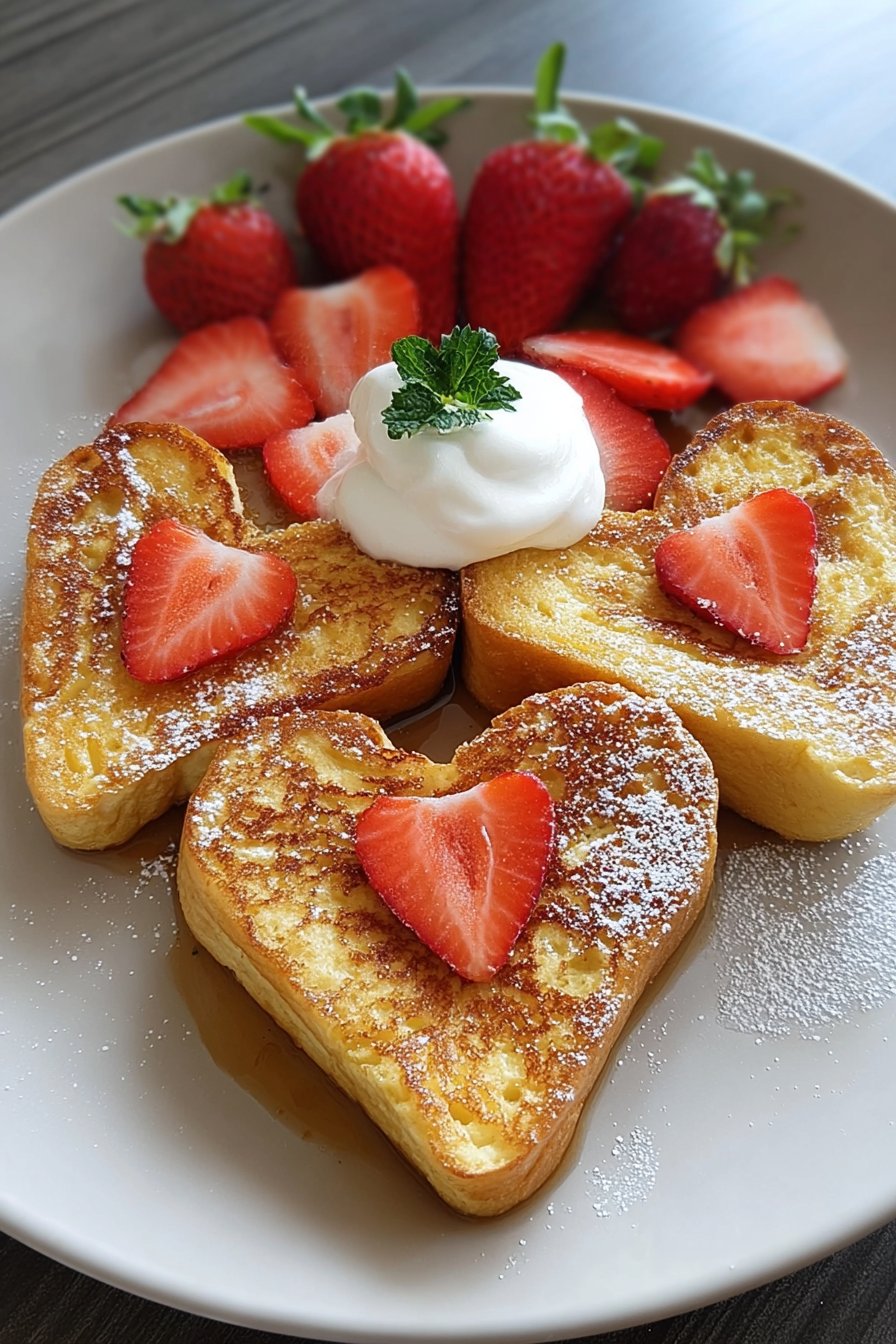 Heart-Shaped French Toast