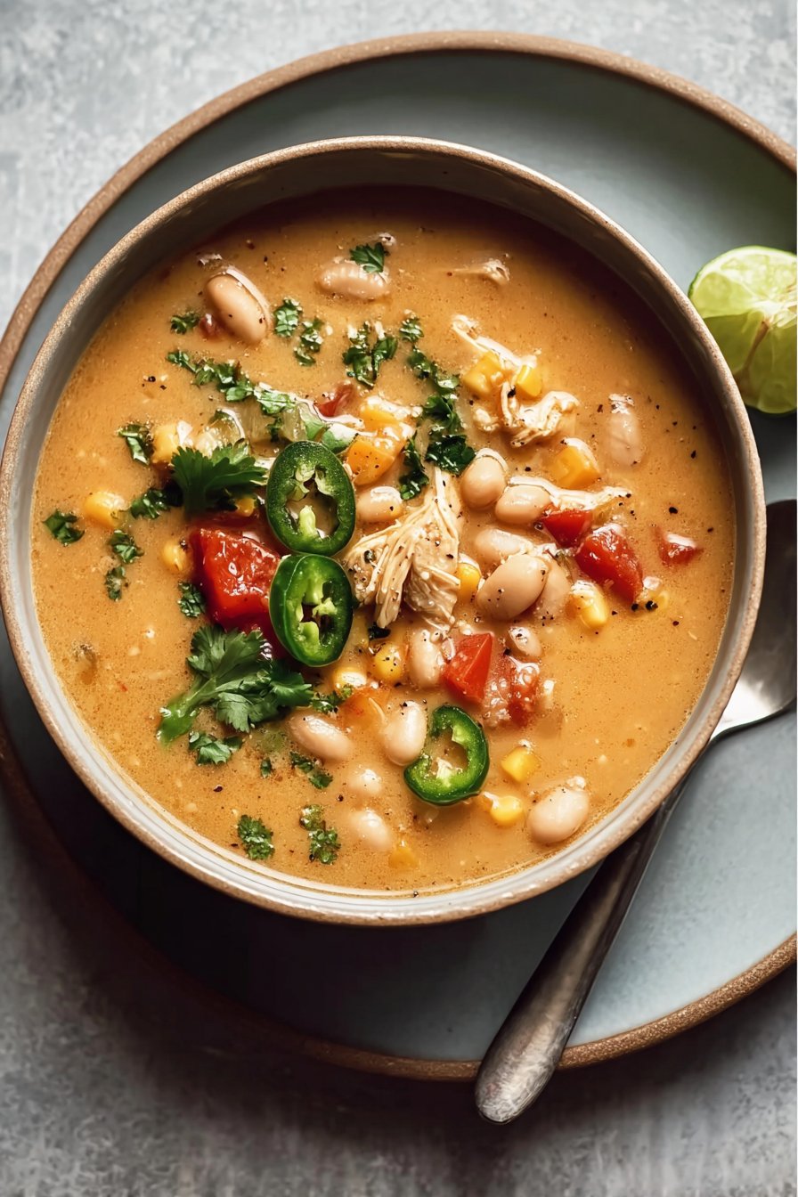 Creamy White Bean Chicken Chili
