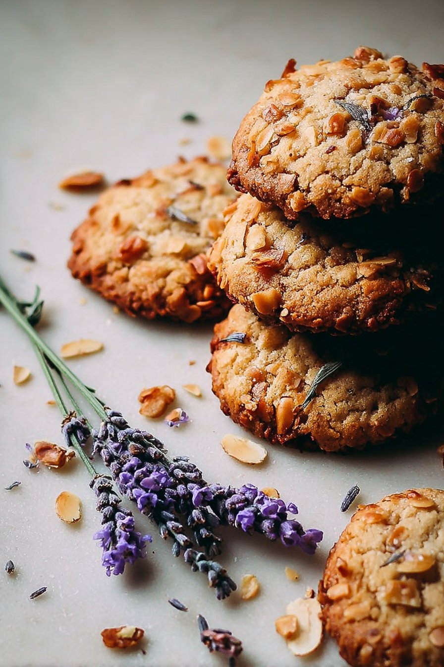 Lavender Honey Crunch Cookies