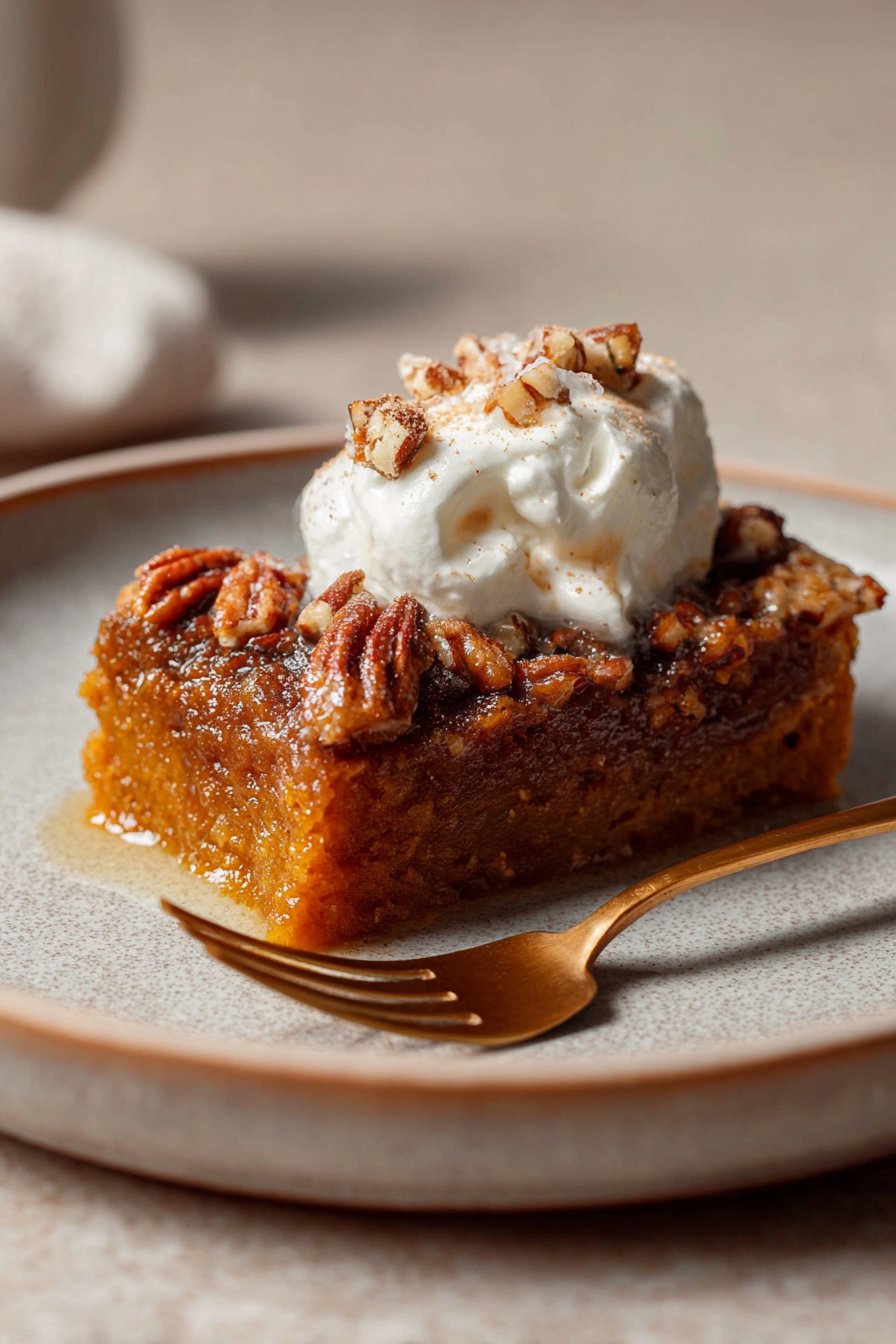 Pumpkin Pecan Cobbler