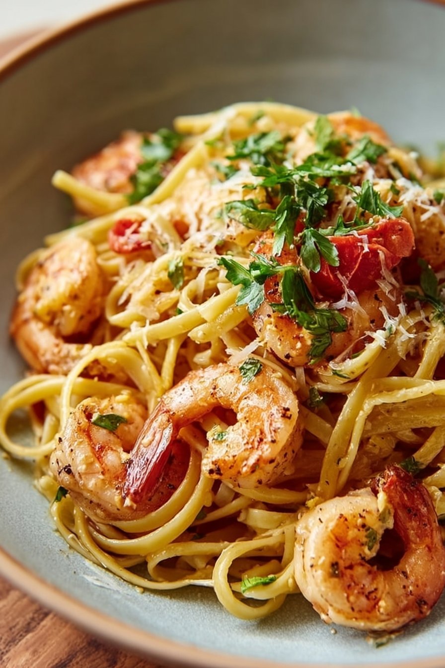 Shrimp Linguine