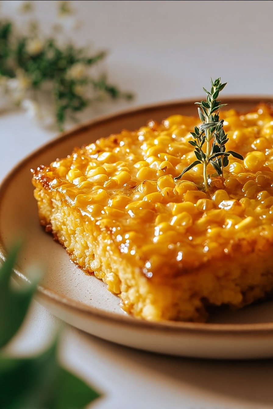 Sweet Harmony Honey-Glazed Corn Casserole