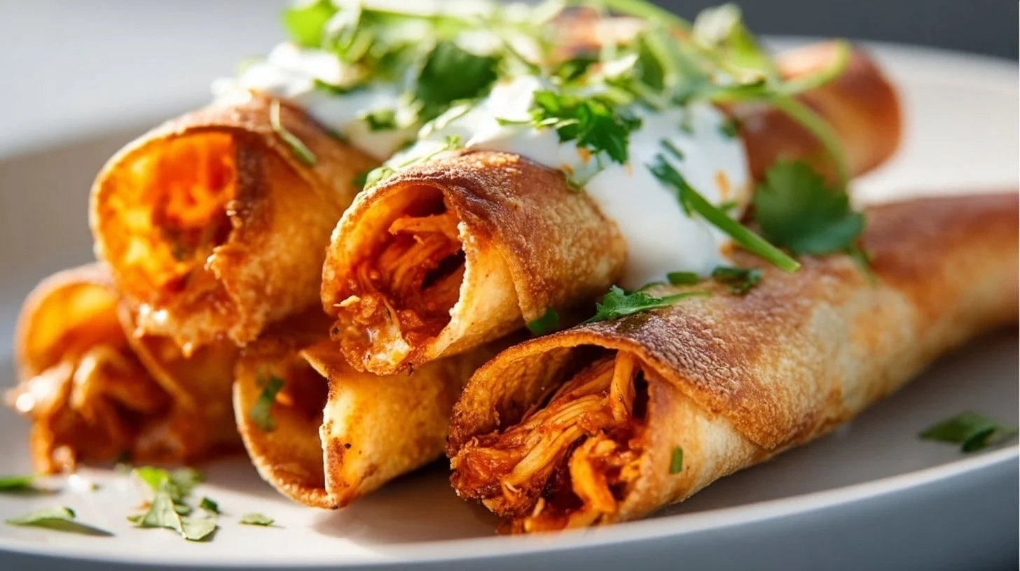 Buffalo Chicken Taquitos