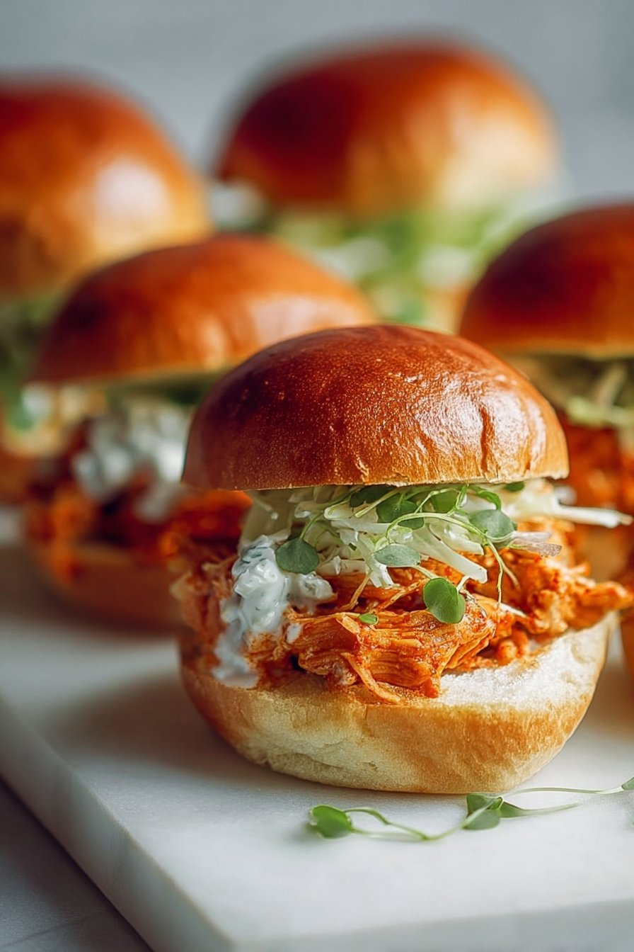 Buffalo Chicken Sliders