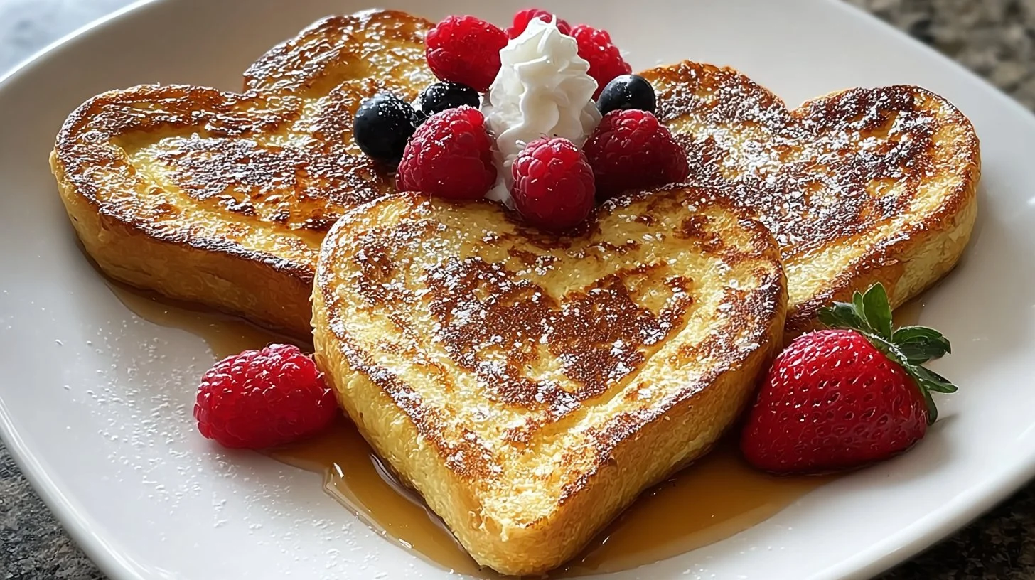 Heart-Shaped French Toast