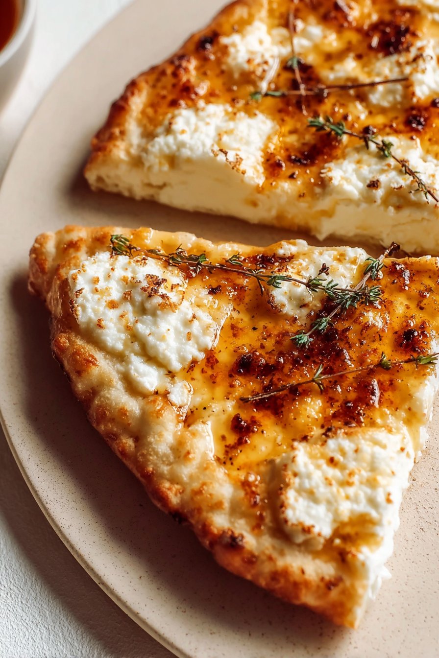 Hot Honey Ricotta Pizza