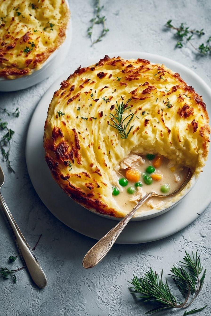 Creamy Chicken Shepherd's Pie