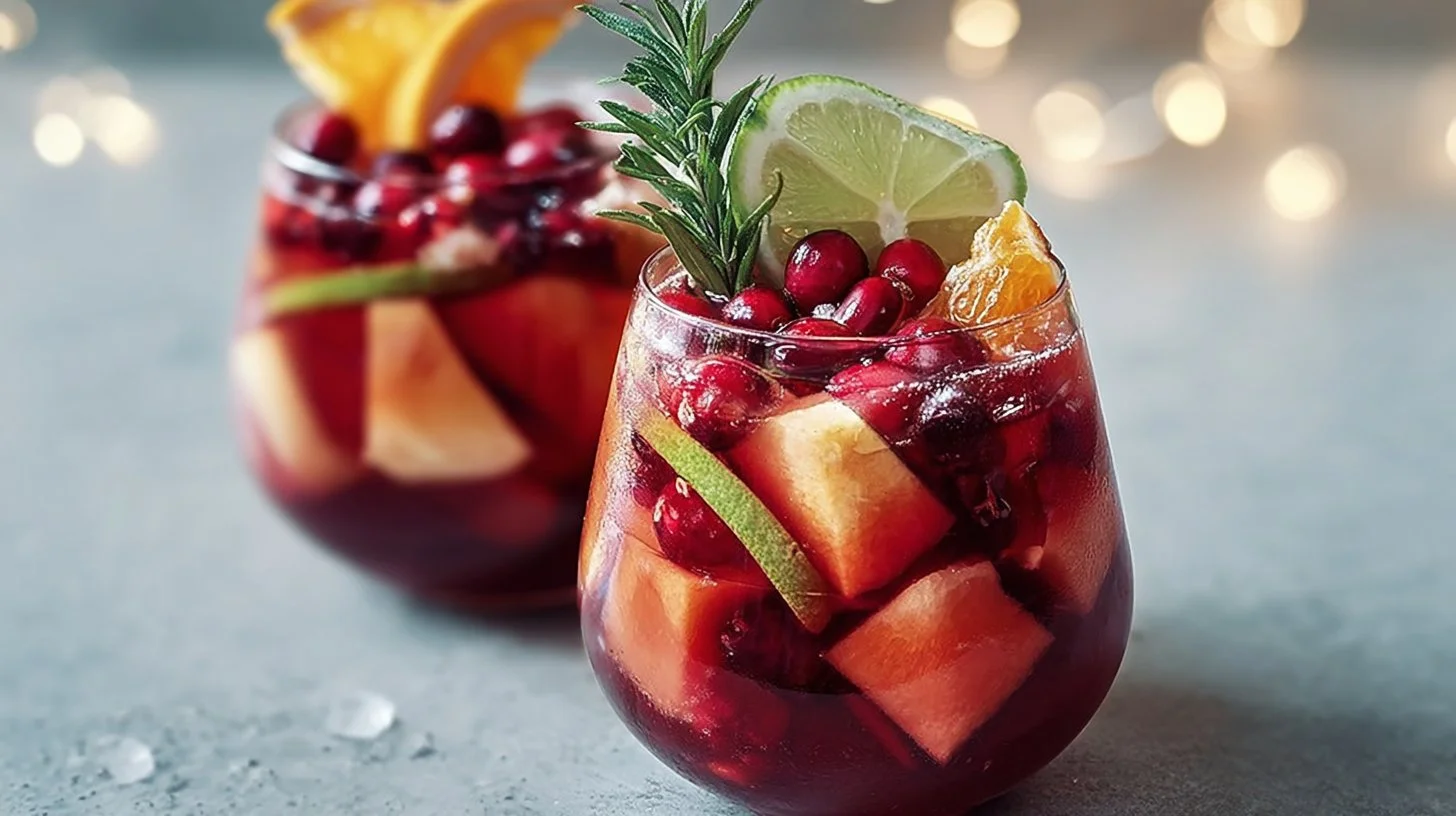Non-Alcoholic Christmas Sangria