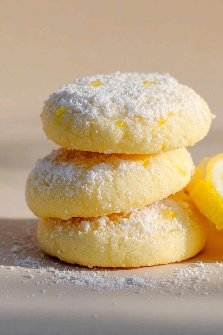 Easiest Lemon Meltaway Cookies