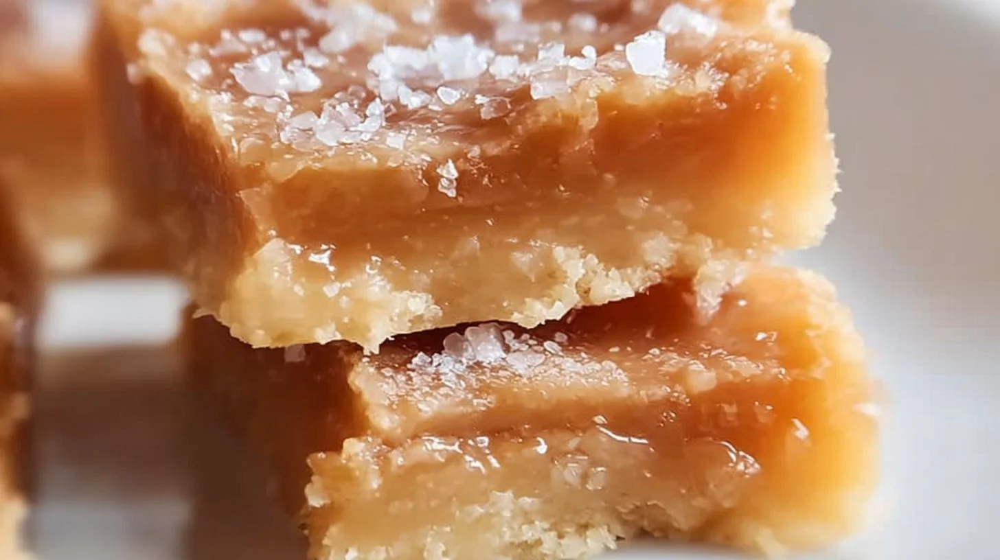 Salted Caramel Butter Bars
