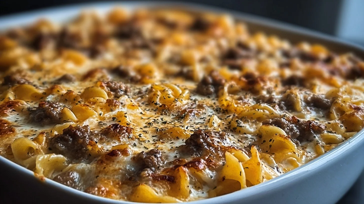 Sour Cream Beef Noodle Casserole