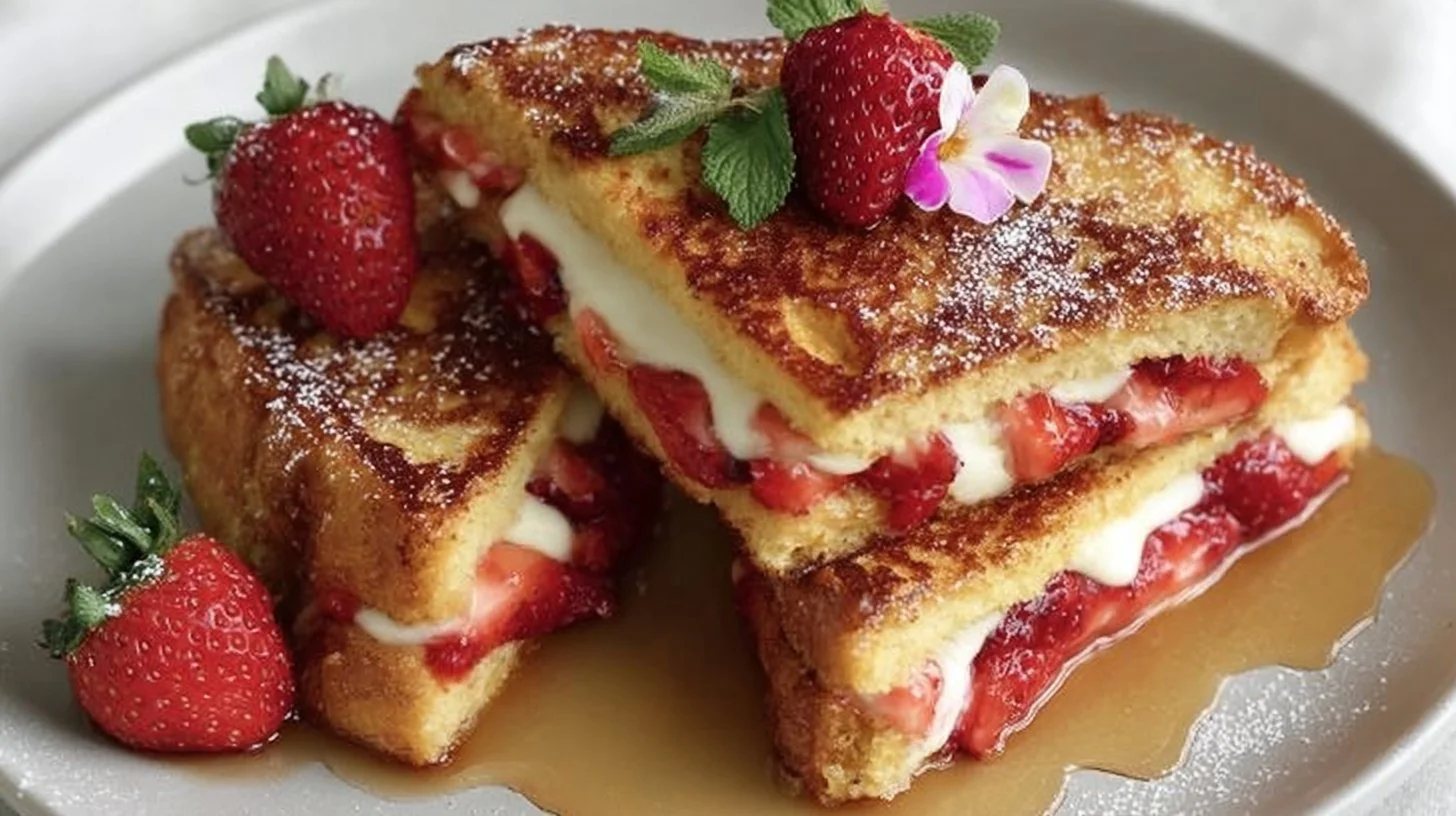 Strawberry Stuffed French Toast: Easy Valentine’s Day Breakfast Recipe