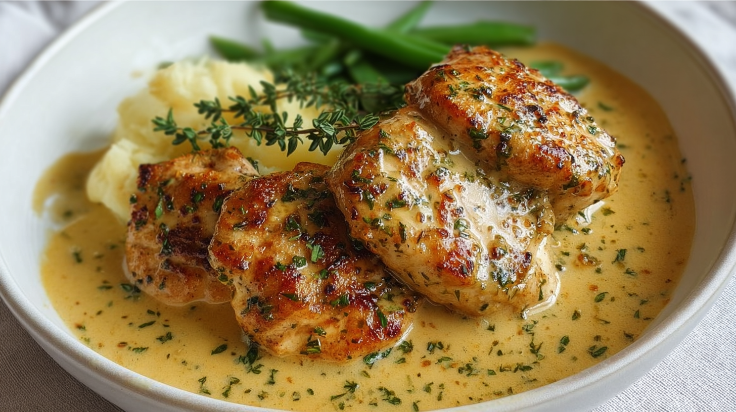Creamy Garlic Chicken Dinner