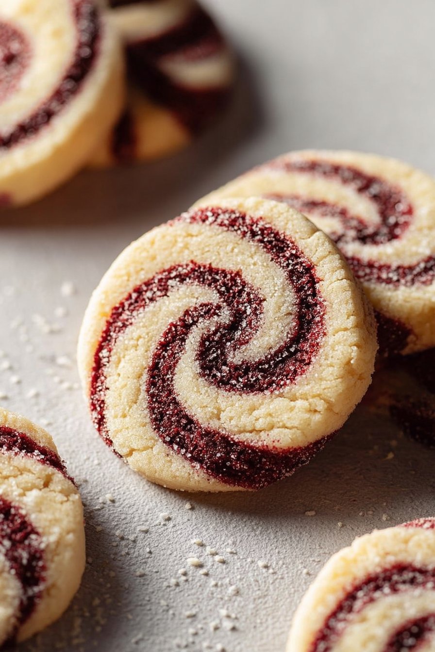 Peppermint Swirl Cookies