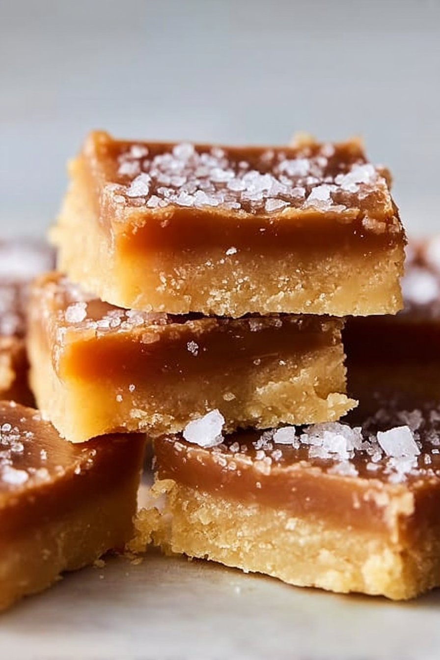 Salted Caramel Butter Bars