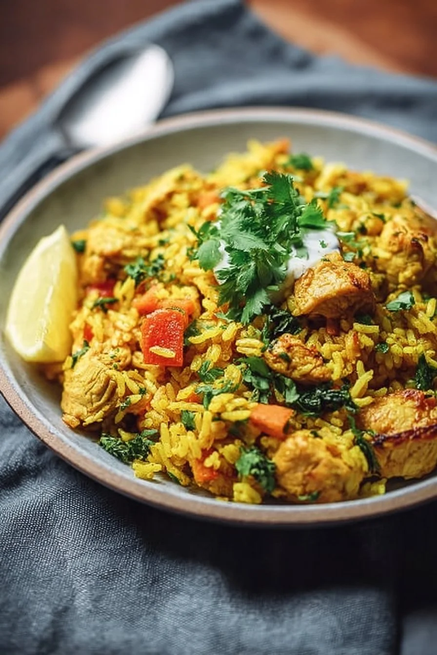 Anti-Inflammatory Turmeric Chicken & Rice