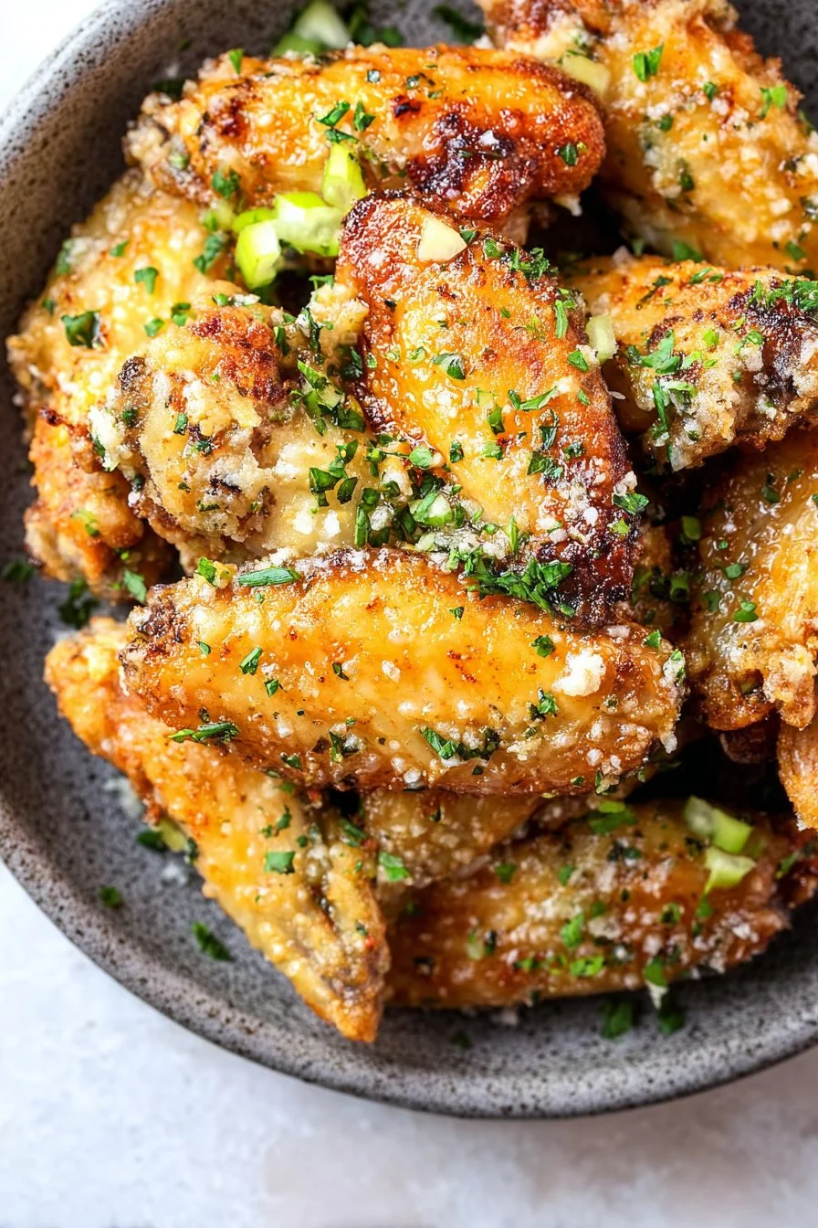Baked Garlic Parmesan Wings