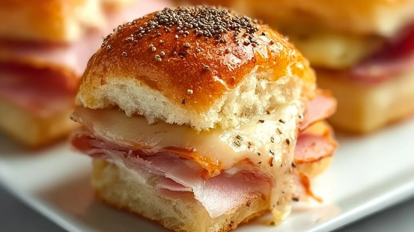 Baked Ham and Cheese Sliders