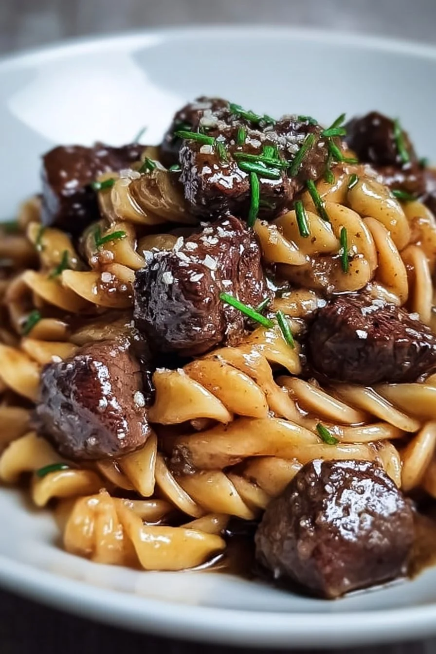 Beef and Balsamic Vinegar Pasta