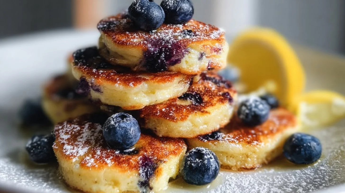 Blueberry Lemon Pancake Bites