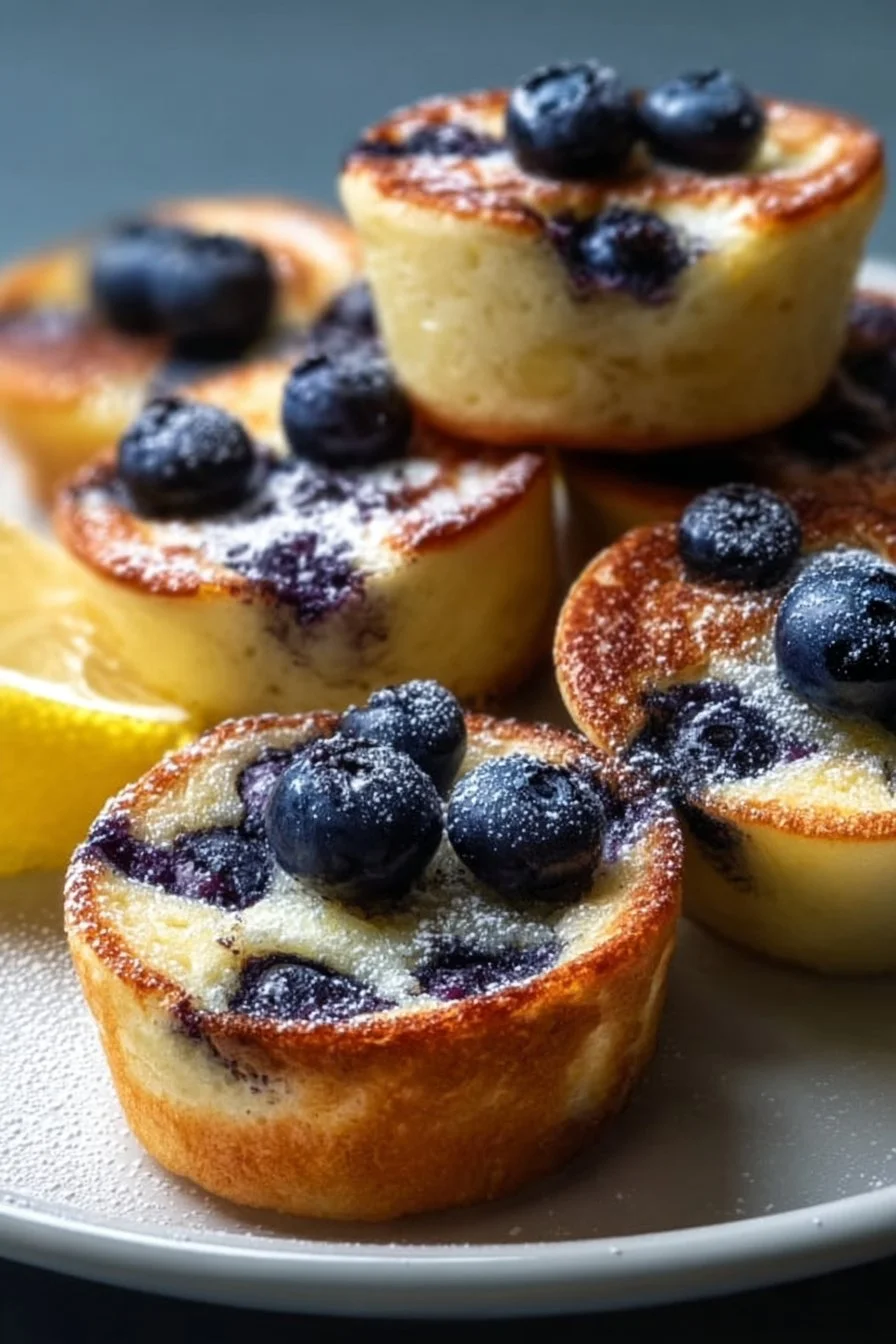 Blueberry Lemon Pancake Bites