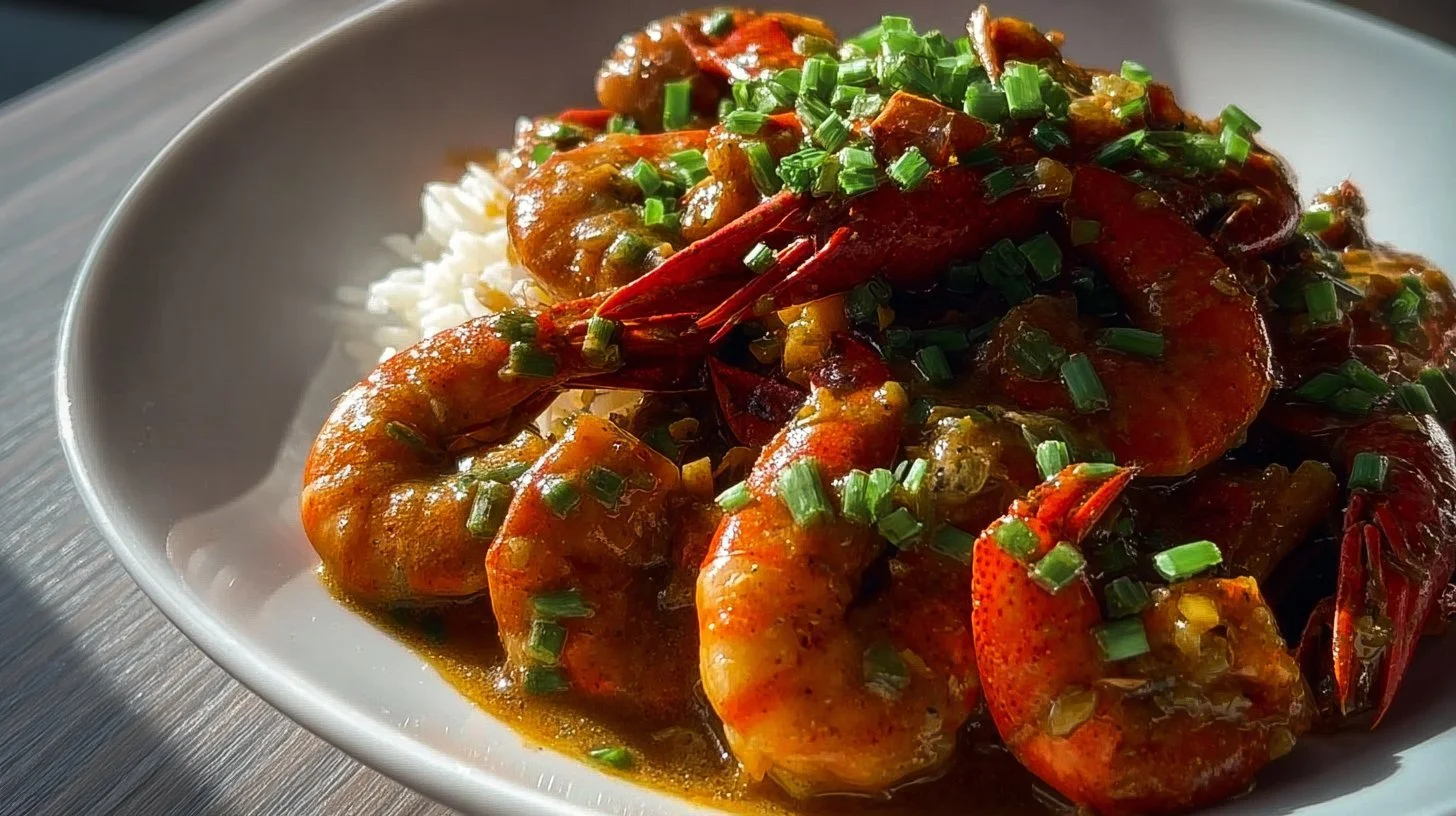 Cajun Crawfish Smothered Dish