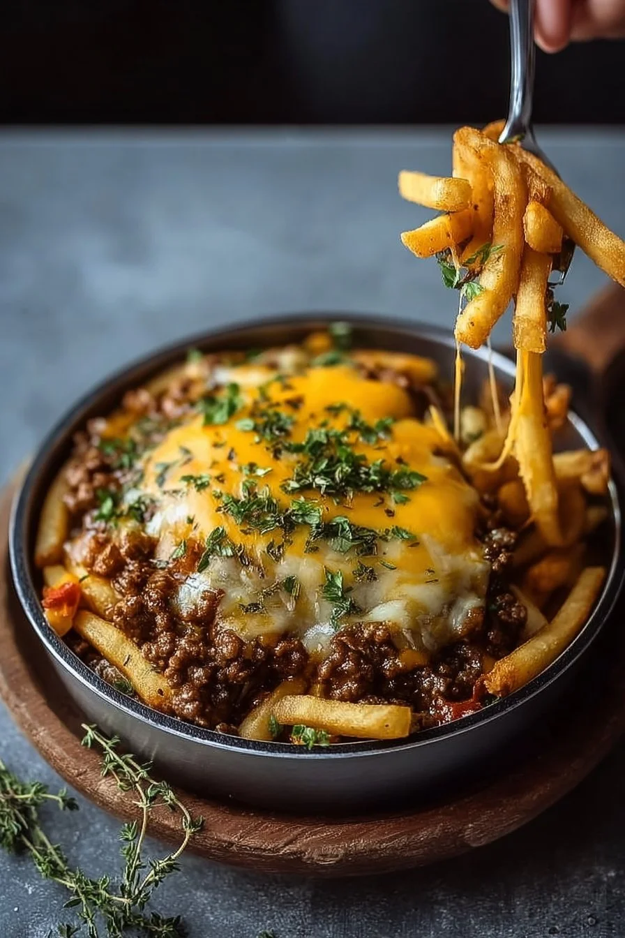 Cheeseburger French Fry Casserole