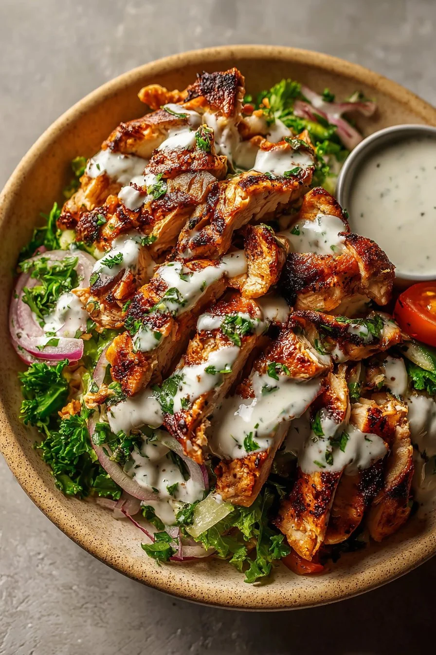 Chicken Shawarma Garlic Sauce