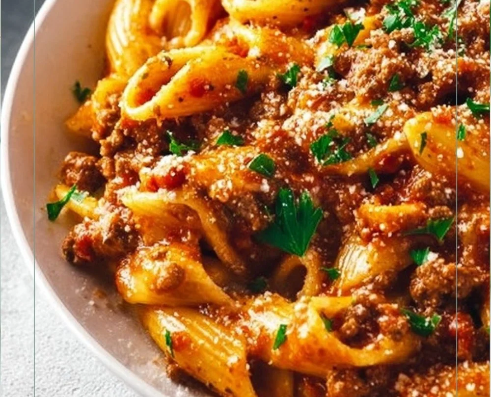Creamy One Pot Pasta with Beef