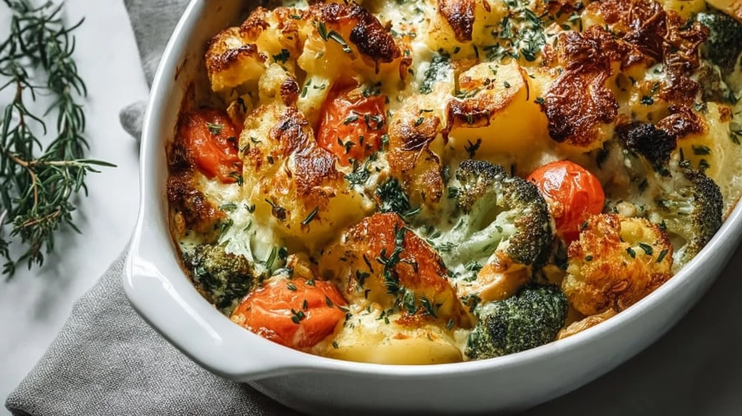 Creamy Winter Vegetable Bake