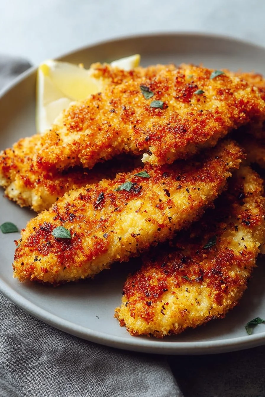 Crispy Air Fryer Chicken Cutlets