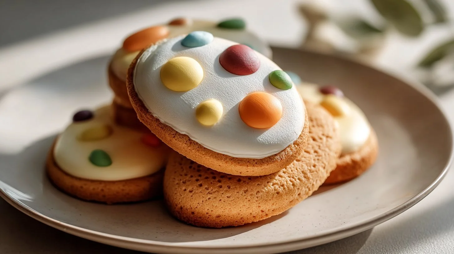 Delicious Easter Fruit Egg Cookies