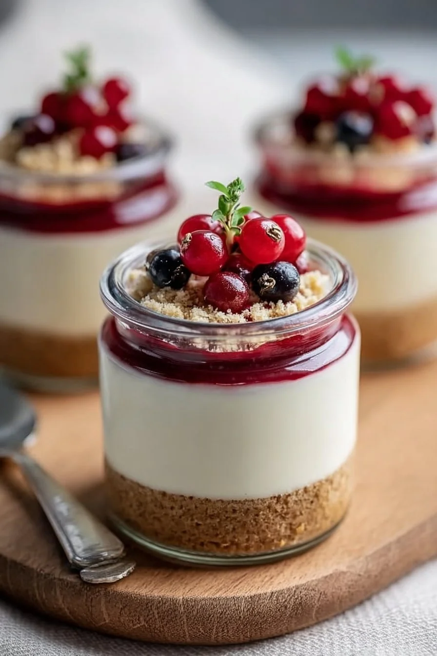 Easy High Protein Cheesecake Jars