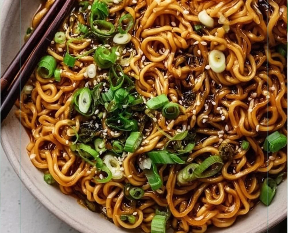 Easy Saucy Ramen Noodles