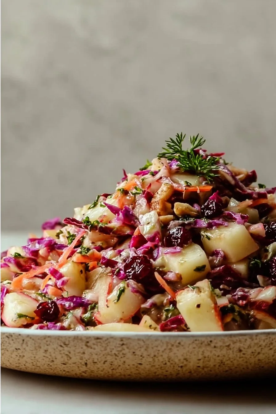 Flavor-Packed Apple Cranberry Coleslaw