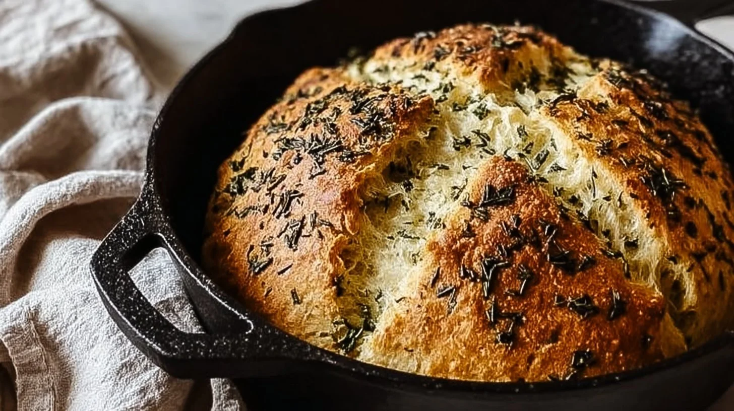 Garlic Herb Dutch Oven Bread Recipe You’ll Love Today!