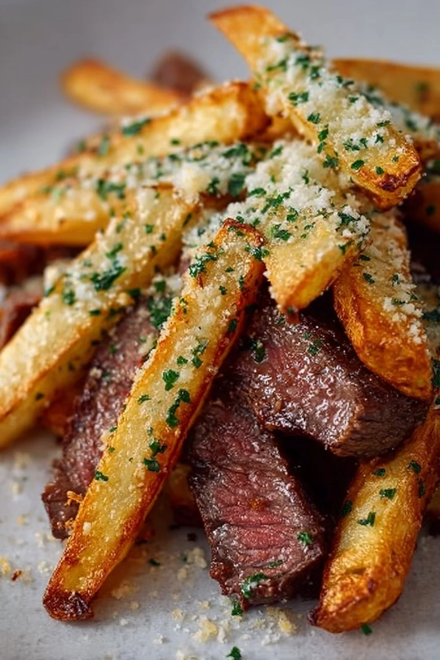 Garlic Parmesan Steak Fries