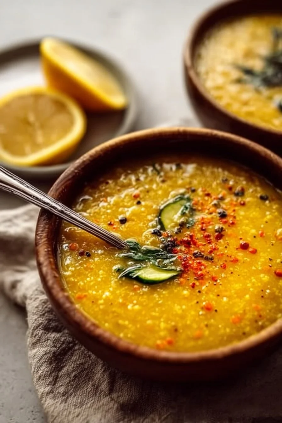 Golden Lemon Lentil Soup