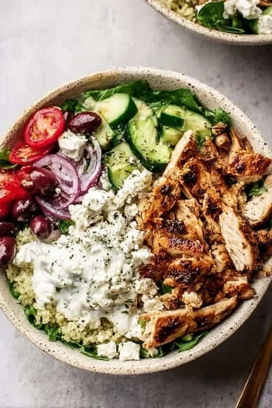 Greek Chicken Bowls