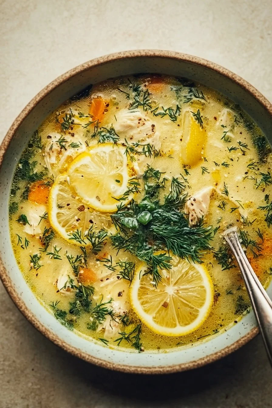 Greek Lemon Chicken Soup