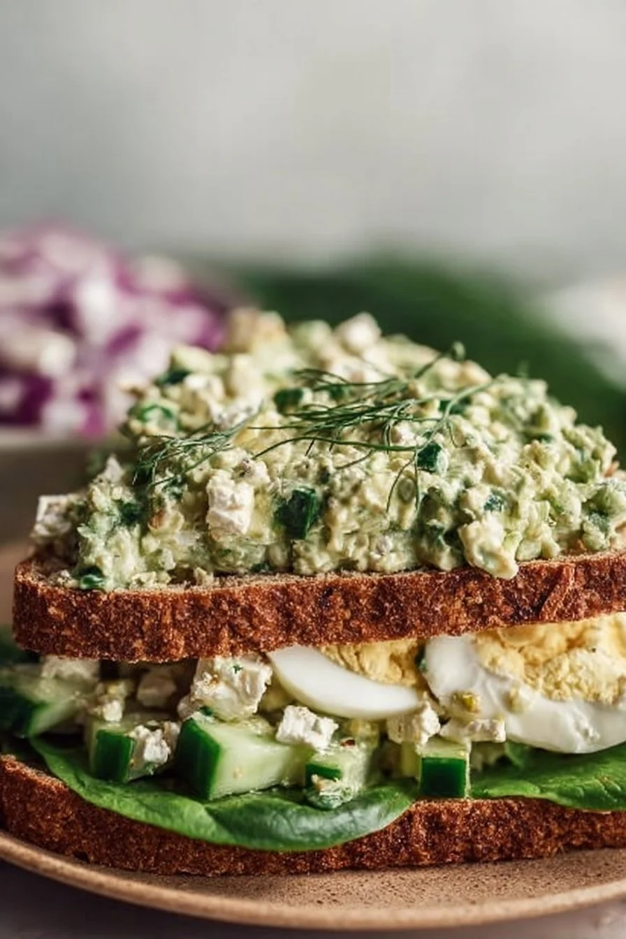 Green Goddess Salad Sandwich