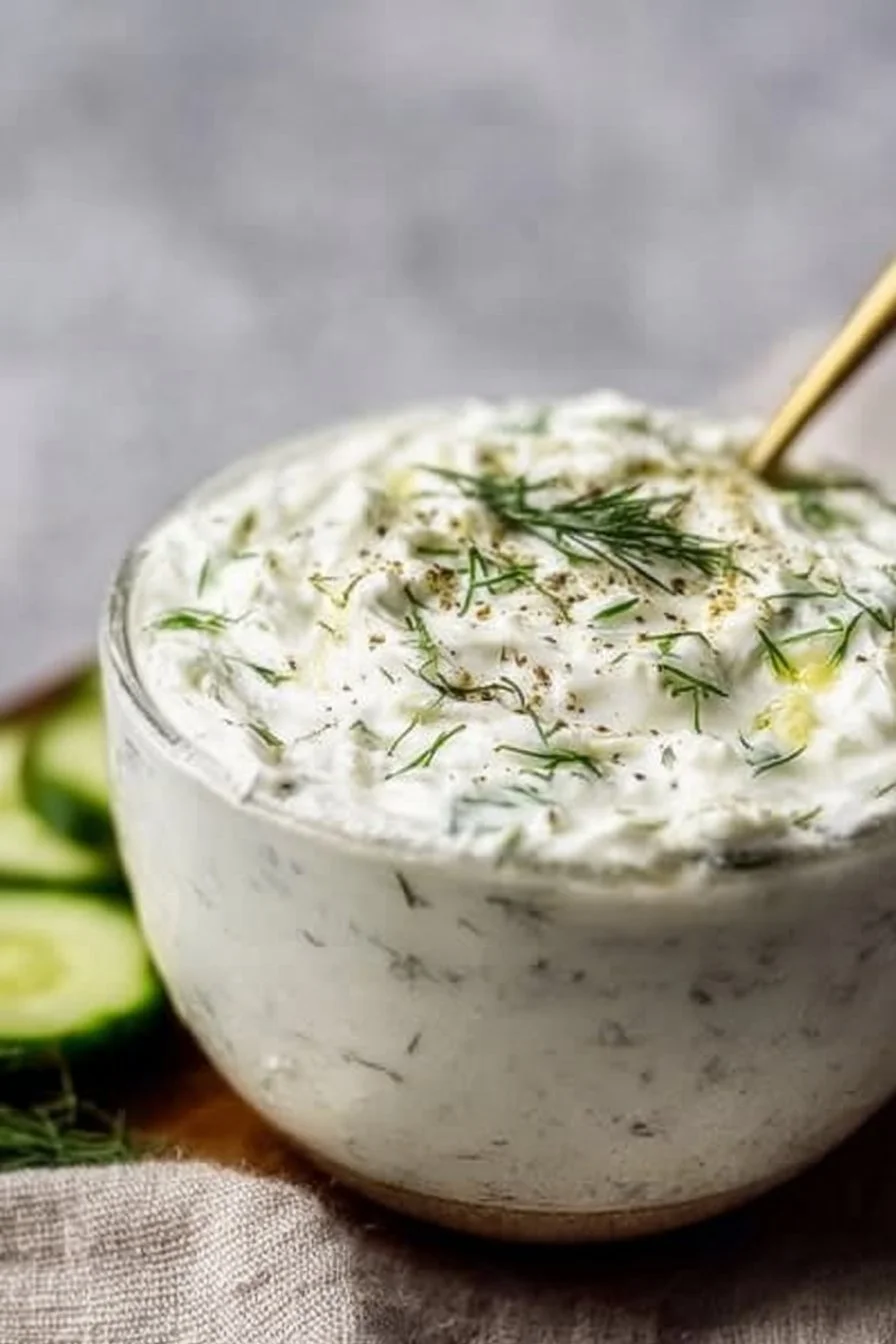 Healthy Dill Pickle Cottage Cheese Ranch Dip