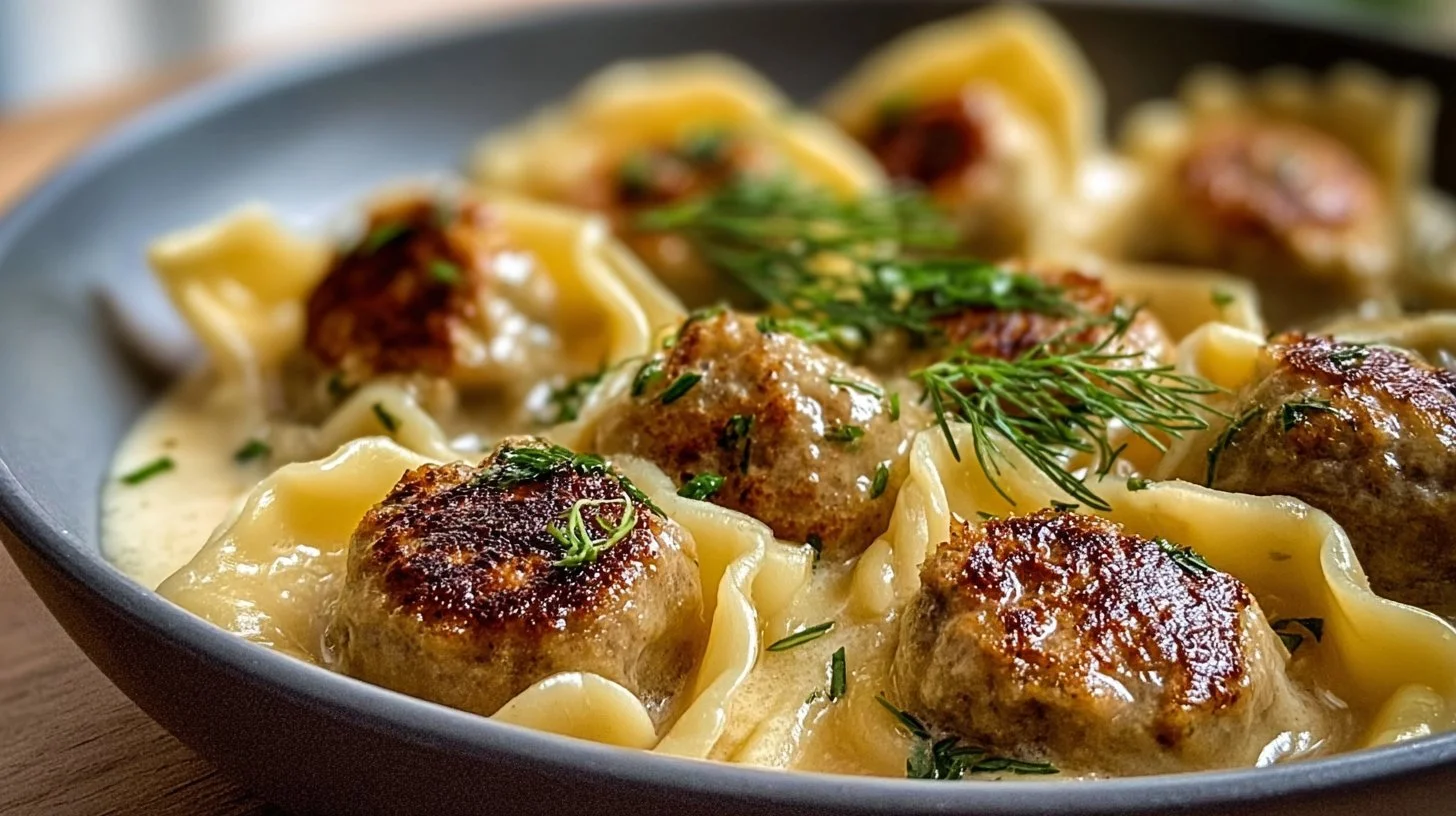 Hearty Pierogi and Meatball Skillet for Ultimate Comfort