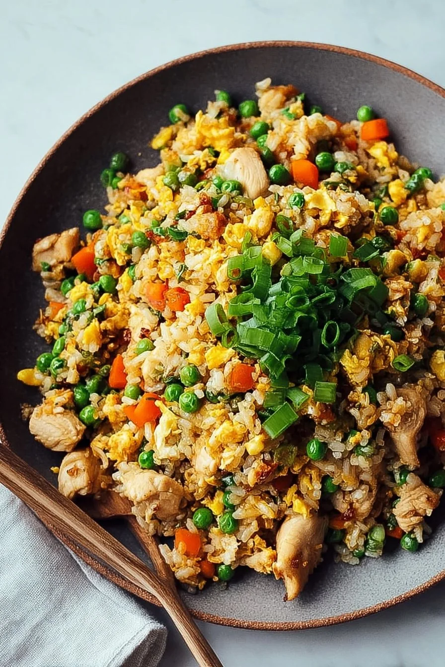 High Protein Chicken Fried Rice