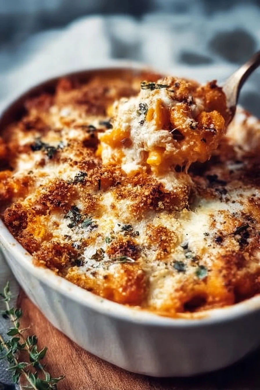 High Protein Chicken Parmesan Casserole