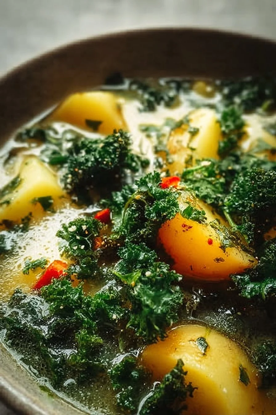 Homemade Potato Kale Soup
