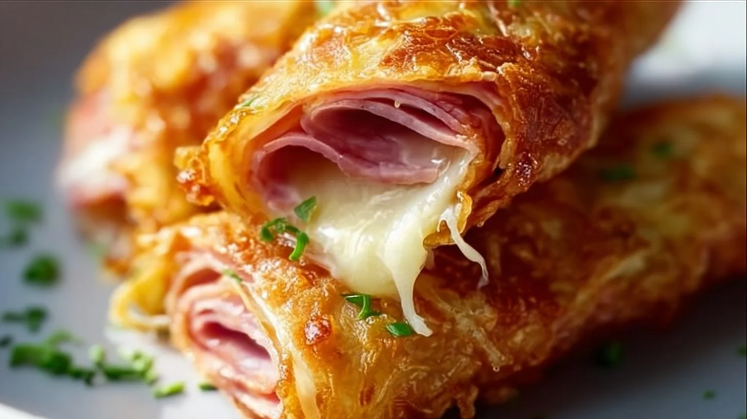 Plate of Keto Crispy Reuben Roll-Ups ready to serve as a low-carb snack
