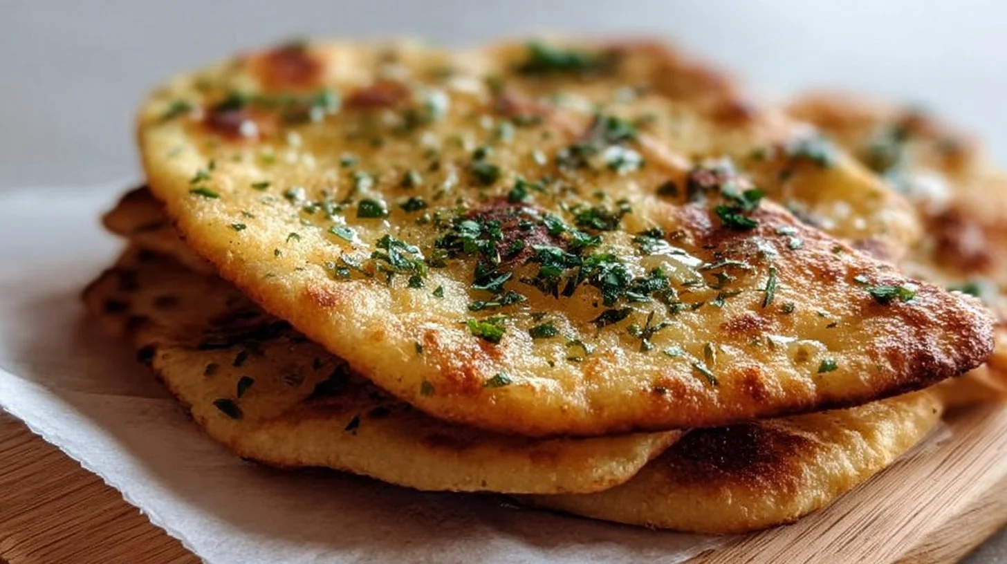 Keto Garlic Flatbreads